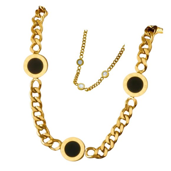 Vintage Style Stainless Steel Necklace - Picture 1 of 2